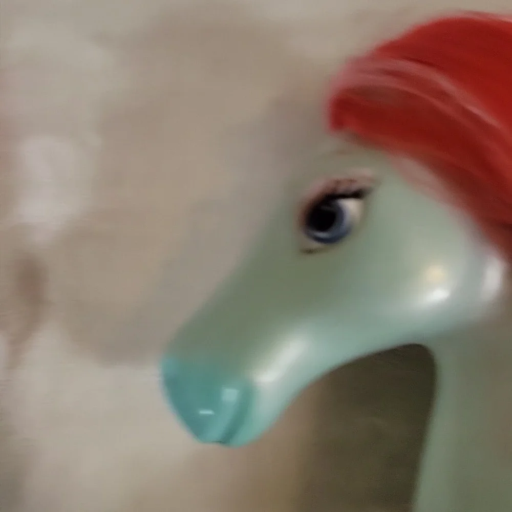 2 Disney Princess Ariel Barbie Shimmer Royal Horse Little Mermaid Pink & Purple